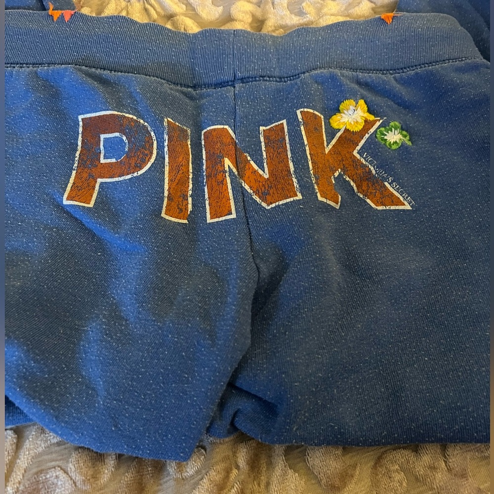 Vintage VS PINK blue sweatpants XS